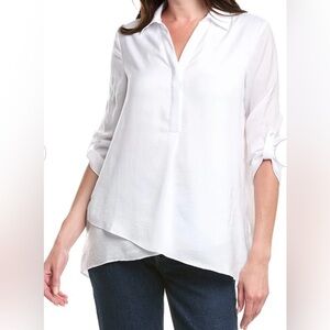 Renuar Crisp White Blouse